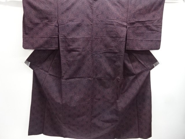JAPANESE KIMONO / HITOE / TSUMUGI / WOVEN ASANOHA